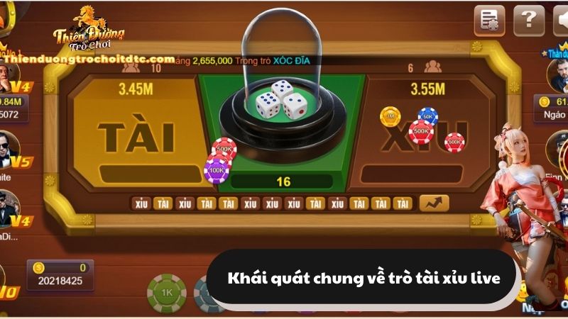 Đôi nét giới thiệu về game tài xỉu live dễ hiểu